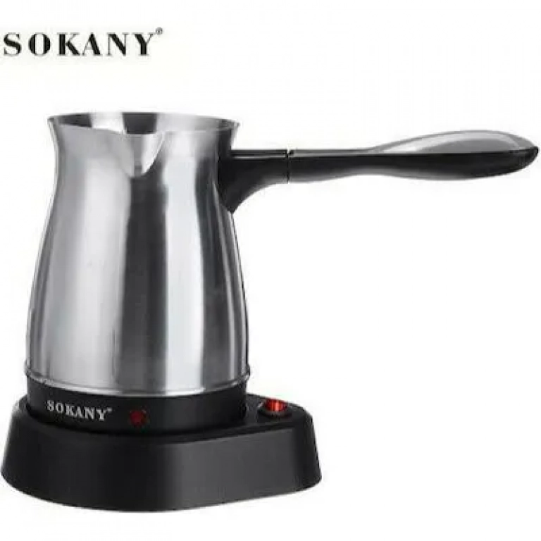 Ηλεκτρικό μπρίκι - καφετιέρα Sokany SK-219 Ασημί