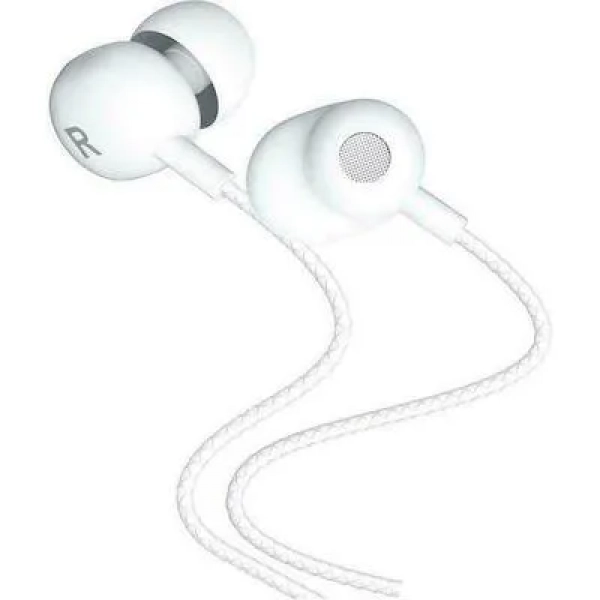 KLGO KS-61 In-ear Handsfree με Βύσμα 3.5mm Λευκά