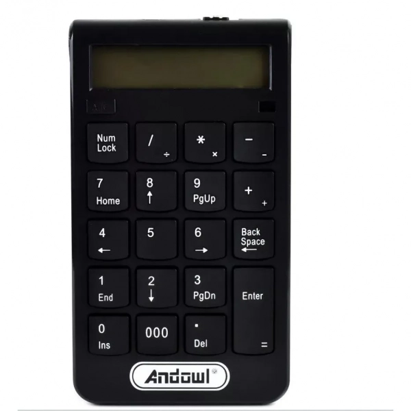 Ασύρματο Αριθμητικό Πληκτρολόγιο 2.4GHz USB3.0 Andowl Q-JP30 – Μαύρο