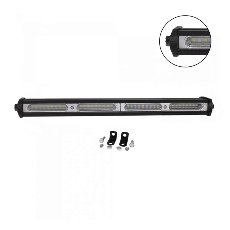 LED Αδιάβροχο Προβολάκι - Μπάρα Αλουμινίου 12V-24V 34cm 108W 36 SMD IP68 8640LM 6000K Ecom Light