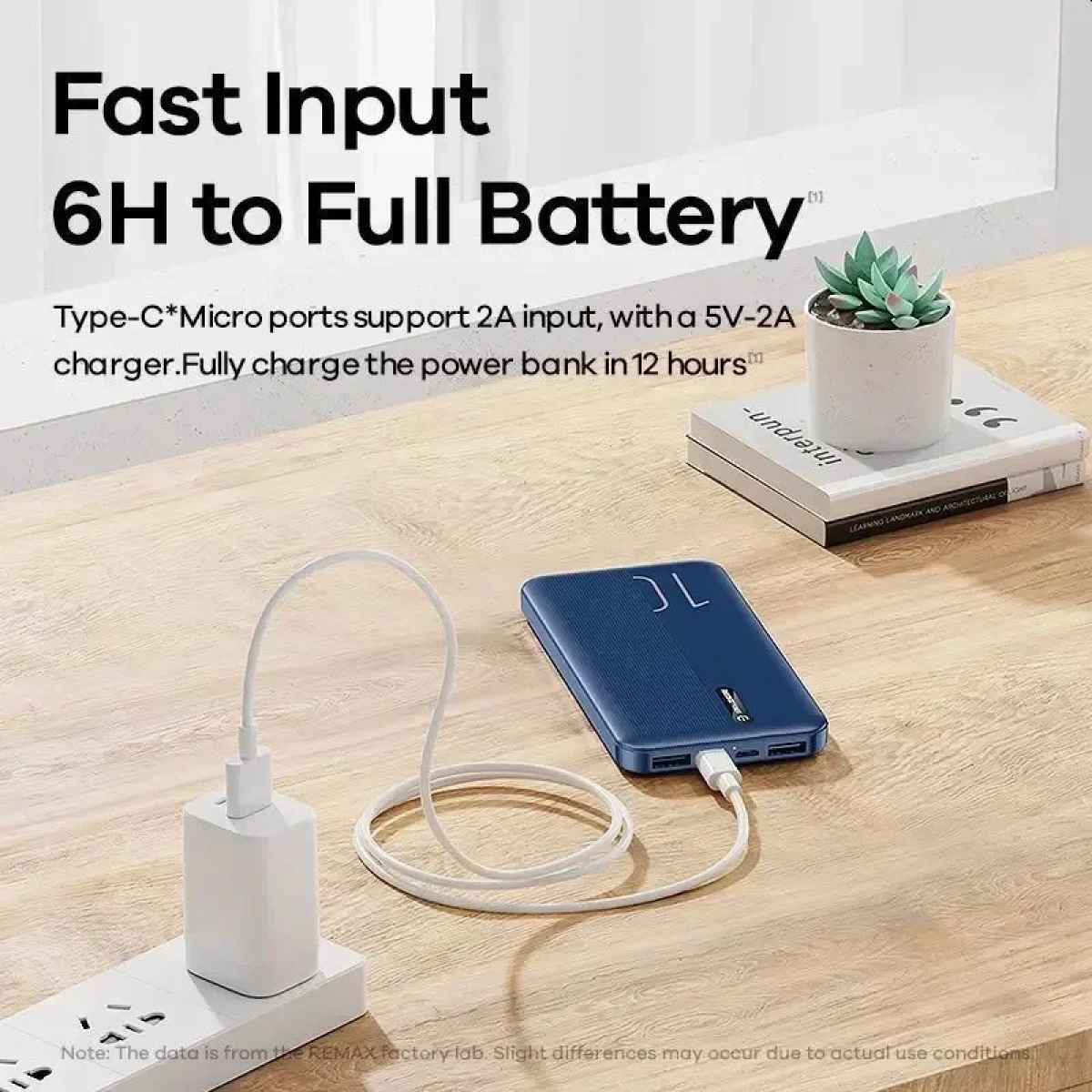 Power Bank RPP-295 Landon 2.1A 10000mAh είσοδος Micro/Type-C λευκό Remax