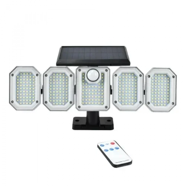 Αδιάβροχος ηλιακός προβολέας 300LED με πάνελ & τηλεχειριστήριο Q-TY300 Andowl