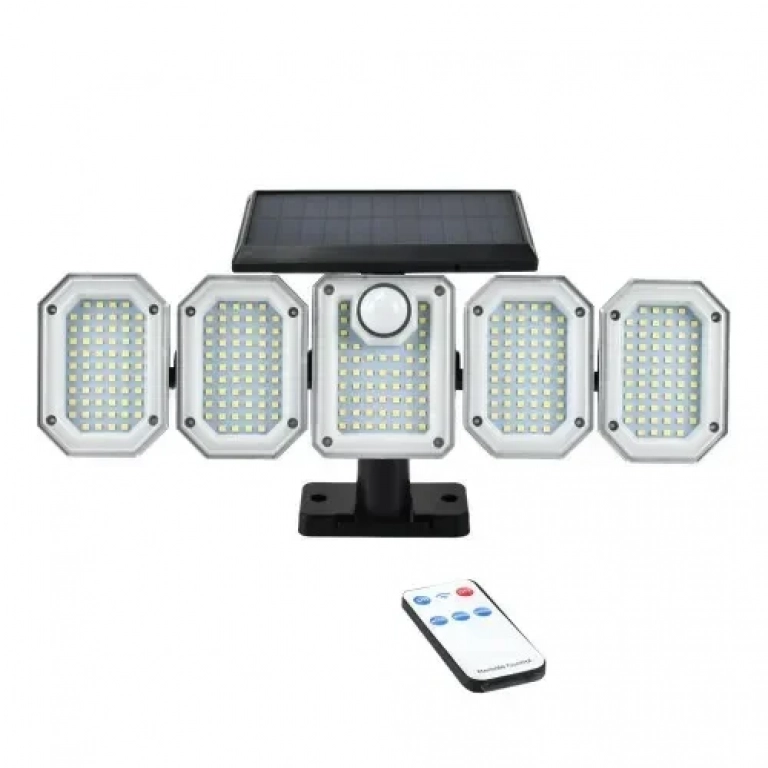 Αδιάβροχος ηλιακός προβολέας 300LED με πάνελ & τηλεχειριστήριο Q-TY300 Andowl