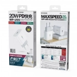 WK WP-U55 Φορτιστής Χωρίς Καλώδιο με Θύρα USB-C 20W Power Delivery Λευκό