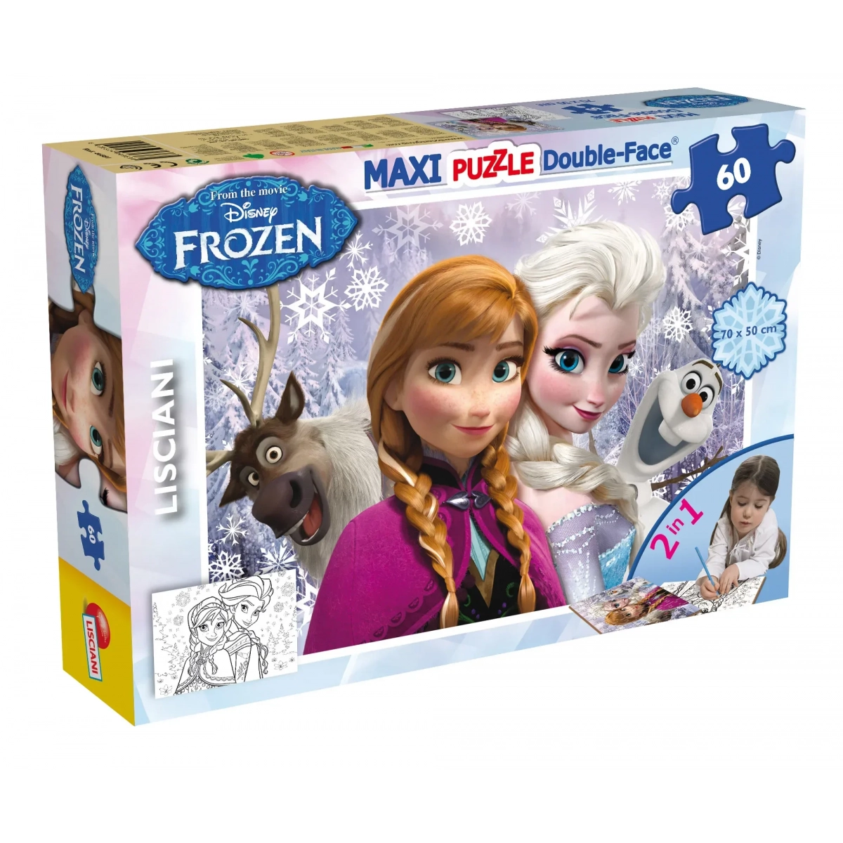 DISNEY PUZZLE DF MAXI FLOOR 60 FROZEN SISTERS FOREVER | G for Gadget