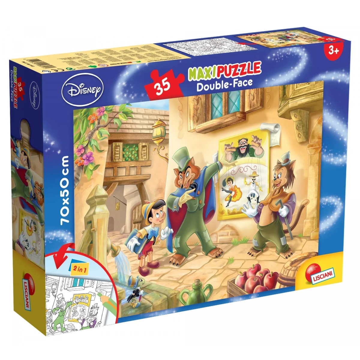 DISNEY PUZZLE DF MAXI FLOOR 35 PINOCCHIO | G for Gadget