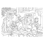 DISNEY PUZZLE DF MAXI FLOOR 35 PINOCCHIO