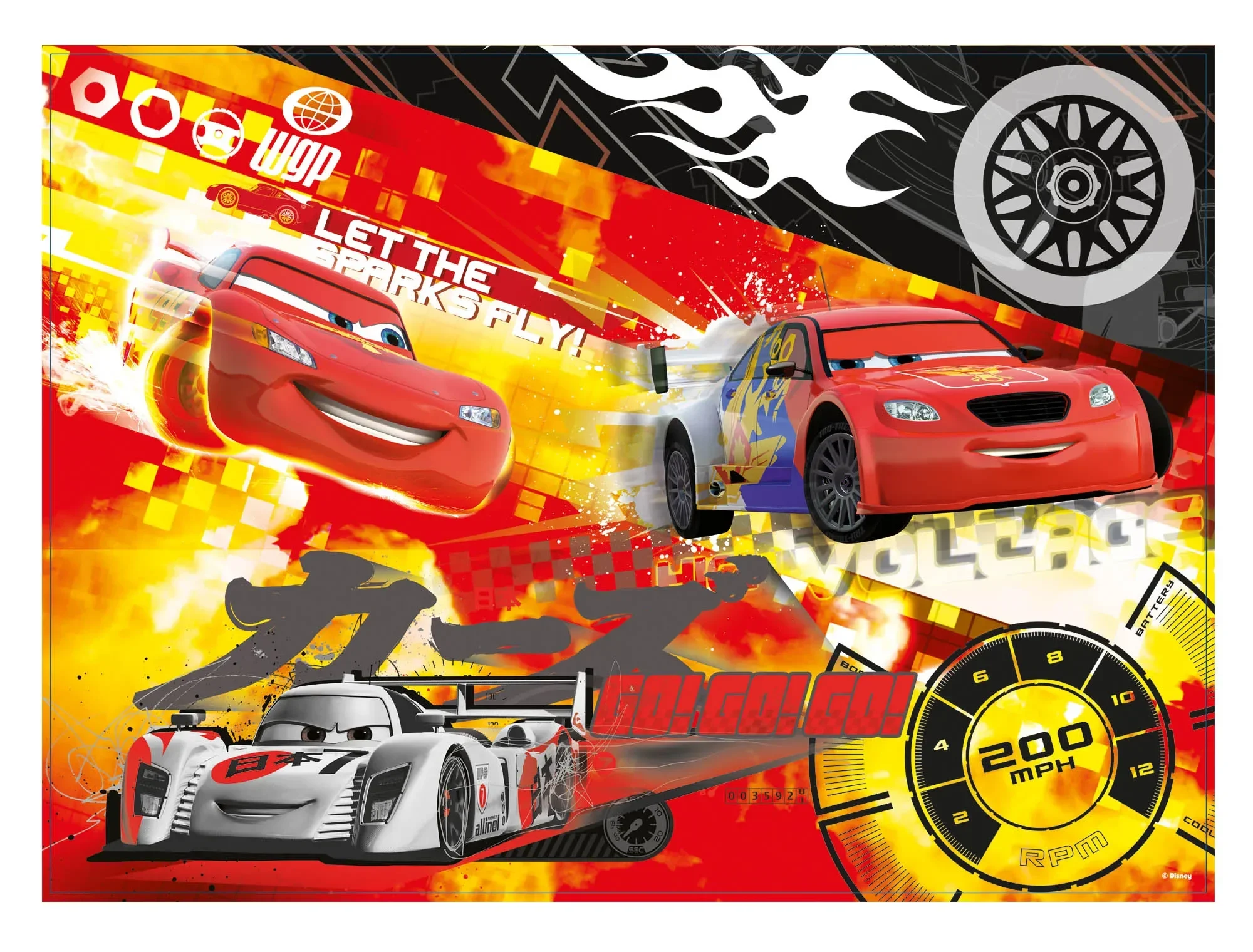 DISNEY PUZZLE DF MAXI FLOOR 60 CARS | G for Gadget