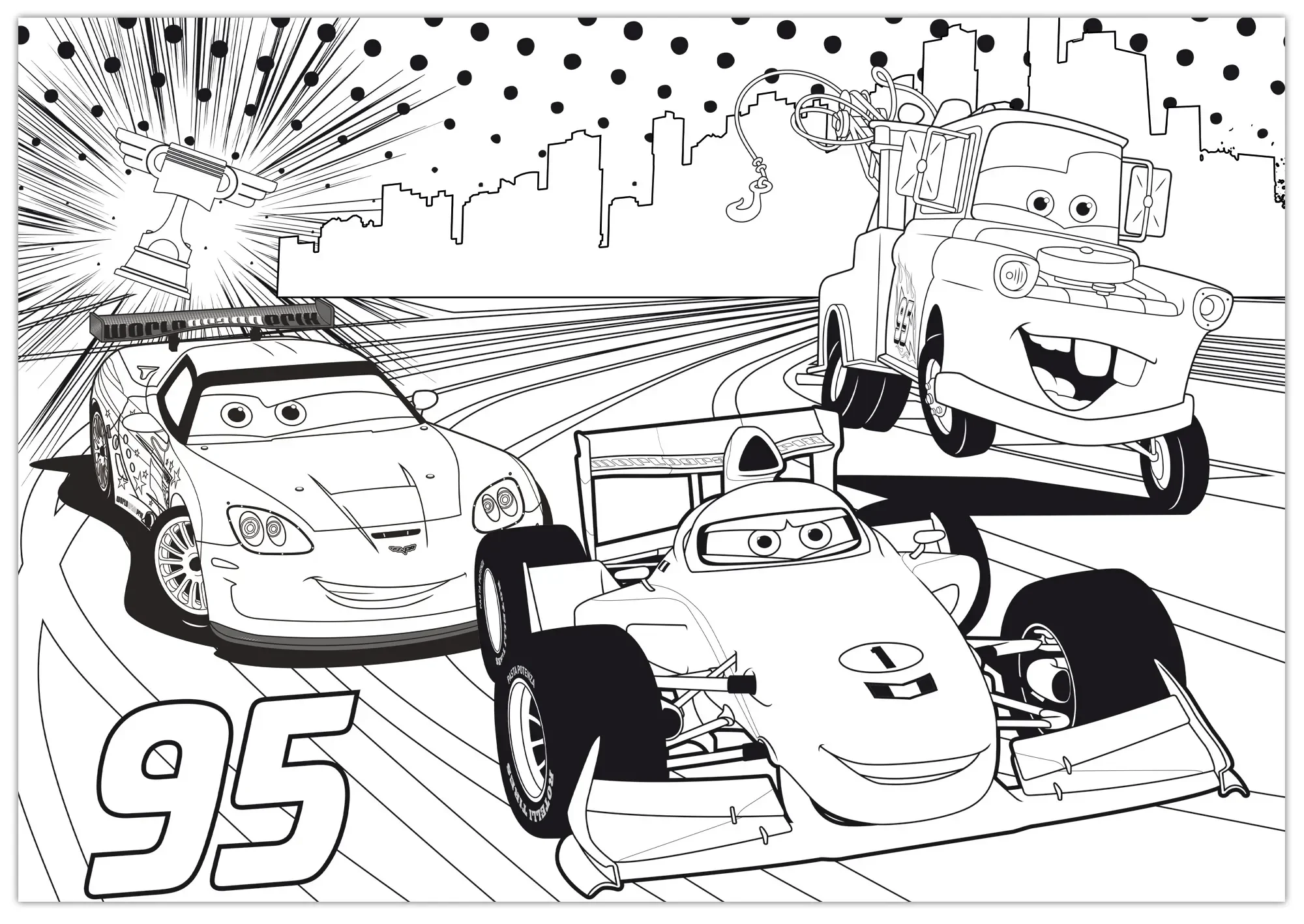 DISNEY PUZZLE DF MAXI FLOOR 60 CARS | G for Gadget