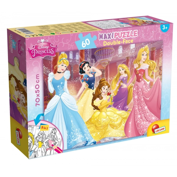 DISNEY PUZZLE DF MAXI FLOOR 60 PRINCESS