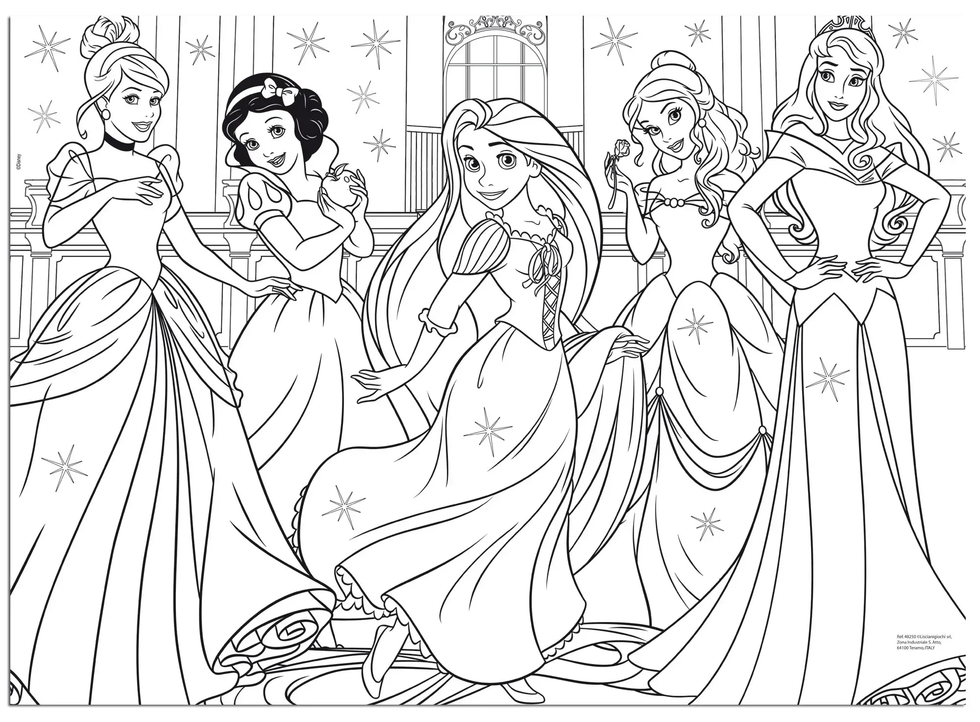 DISNEY PUZZLE DF MAXI FLOOR 60 PRINCESS | G for Gadget