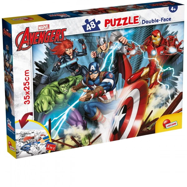 MARVEL PUZZLE DF M-PLUS 48 AVENGERS - LISCIANI