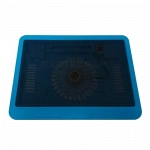 N191 Cooling Pad για Laptop έως 17" με 1 Ανεμιστήρα και Φωτισμό σε Μπλε Χρώμα