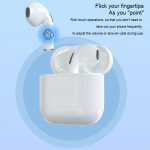 WK TWS V59 Earbud Bluetooth Handsfree Ακουστικά με Θήκη Φόρτισης - Λευκό