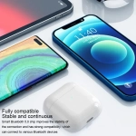 WK TWS V59 Earbud Bluetooth Handsfree Ακουστικά με Θήκη Φόρτισης - Λευκό