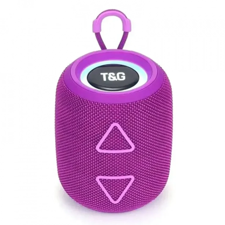 Ασύρματο ηχείο Bluetooth T&G TG655 με Subwoofer Μωβ