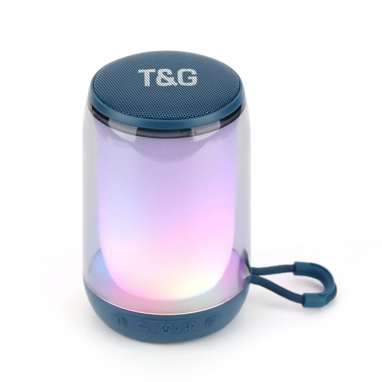 Ασύρματο ηχείο Bluetooth T&G TG-346 Με Φωτισμό LED Μπλε