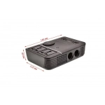 Inverter αυτοκινήτου 200W για μετατροπή 12V – 24V DC σε 220V AC με 4xUSB Olesson 1661 μαύρο