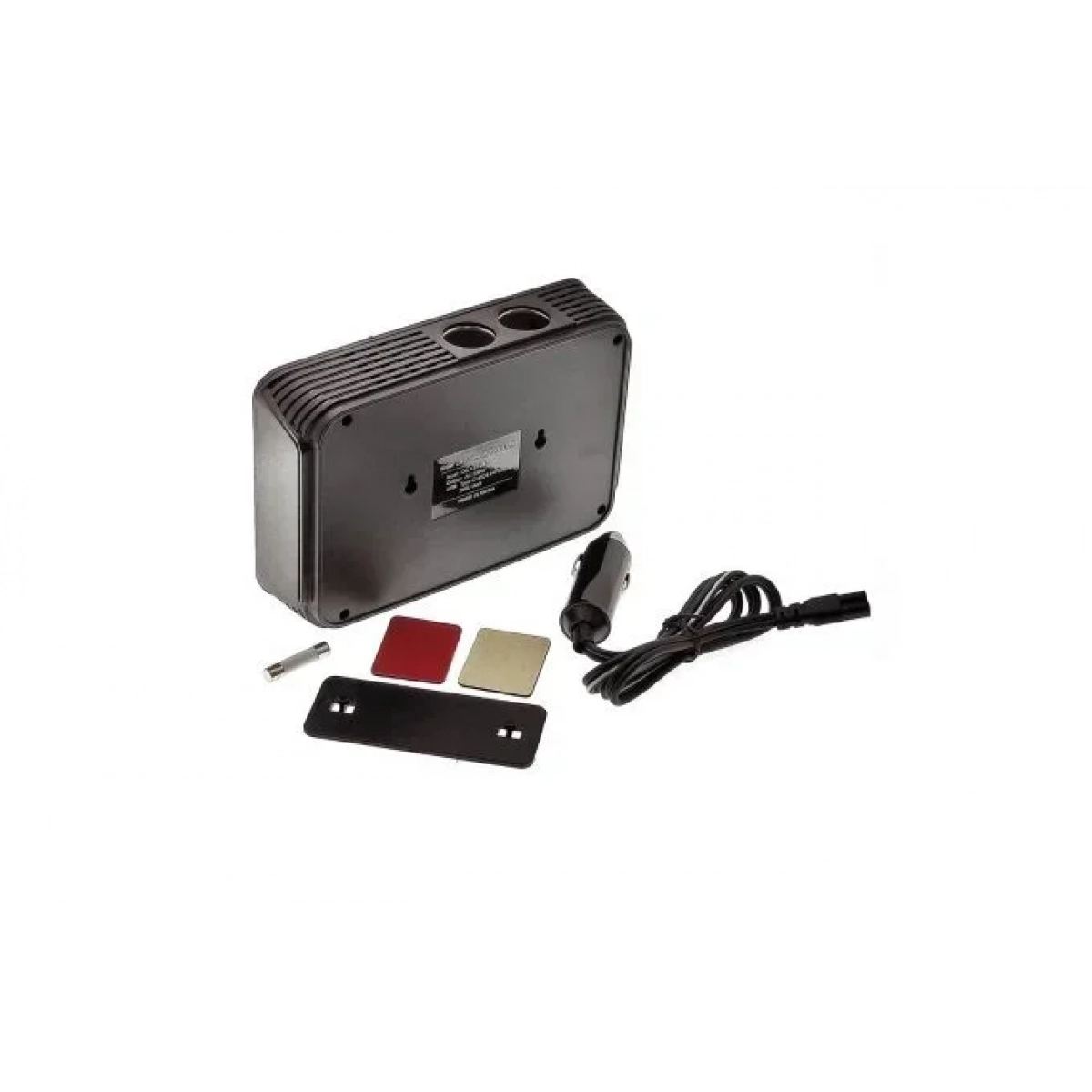 Inverter αυτοκινήτου 200W για μετατροπή 12V – 24V DC σε 220V AC με 4xUSB Olesson 1661 μαύρο