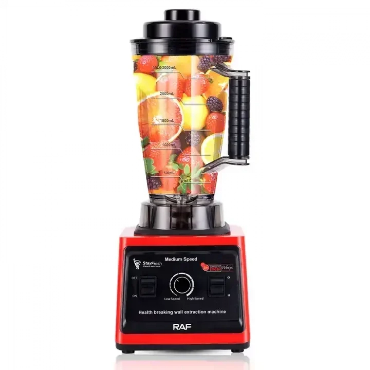 Ηλεκτρικό μπλέντερ 2400W RAF R.2842 κόκκινο