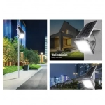 Αδιάβροχος ηλιακός προβολέας LED 200W με πάνελ & τηλεχειριστήριο GD-200X - Image 2