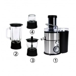 Αποχυμωτής φρούτων & λαχανικών 1000W Sokany SK-629 Inox Ασημί - Image 4