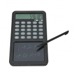 Αριθμομηχανή με οθόνη LCD και σημειωματάριο Calculation With Notepad μαύρο