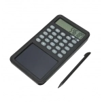 Αριθμομηχανή με οθόνη LCD και σημειωματάριο Calculation With Notepad μαύρο - Image 4