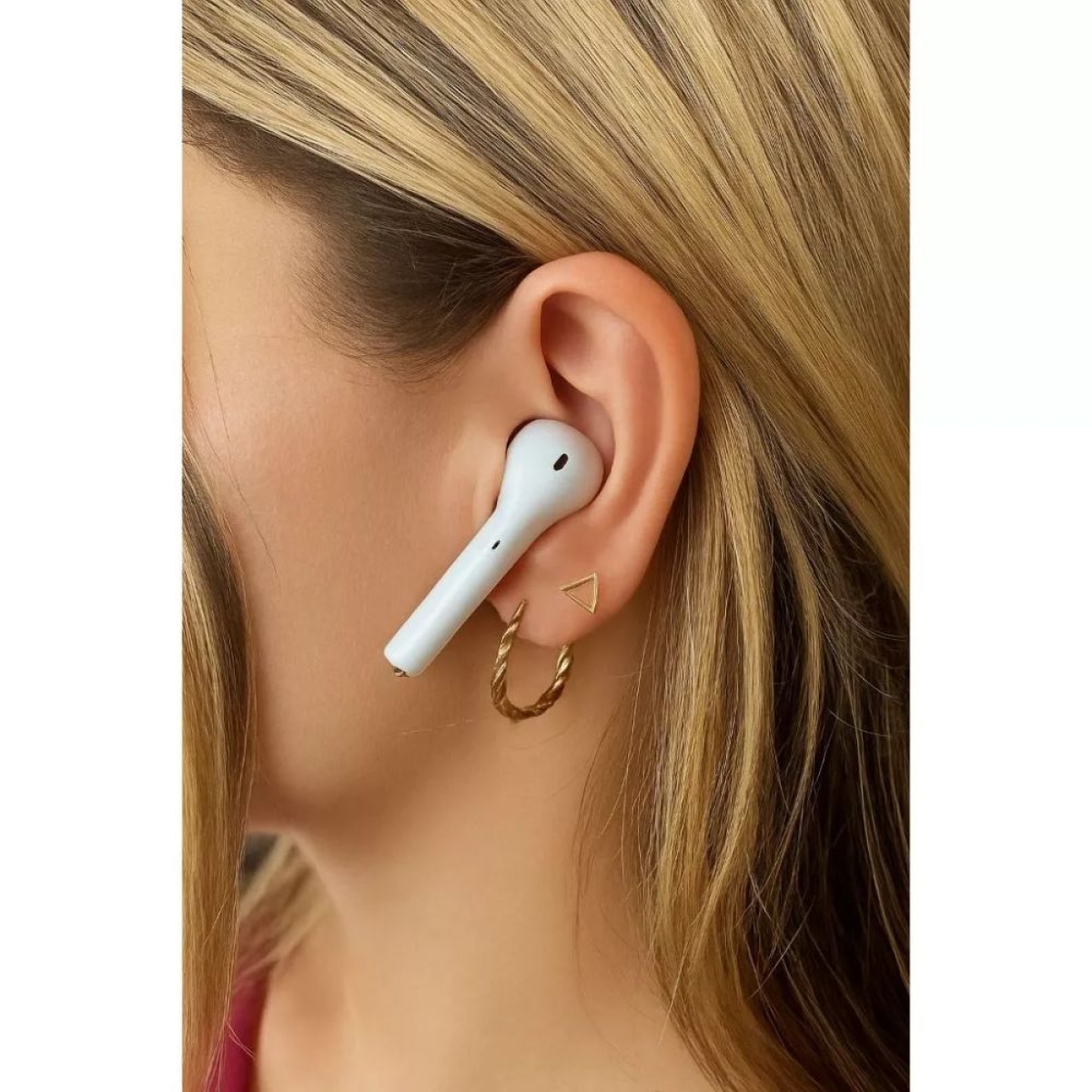 Ασύρματα ακουστικά Bluetooth 5.0 i11 TWS λευκά