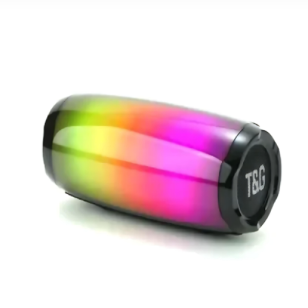 Ασύρματο ηχείο Bluetooth T&G TG-366 Με φώτα RGB LED Μαύρο