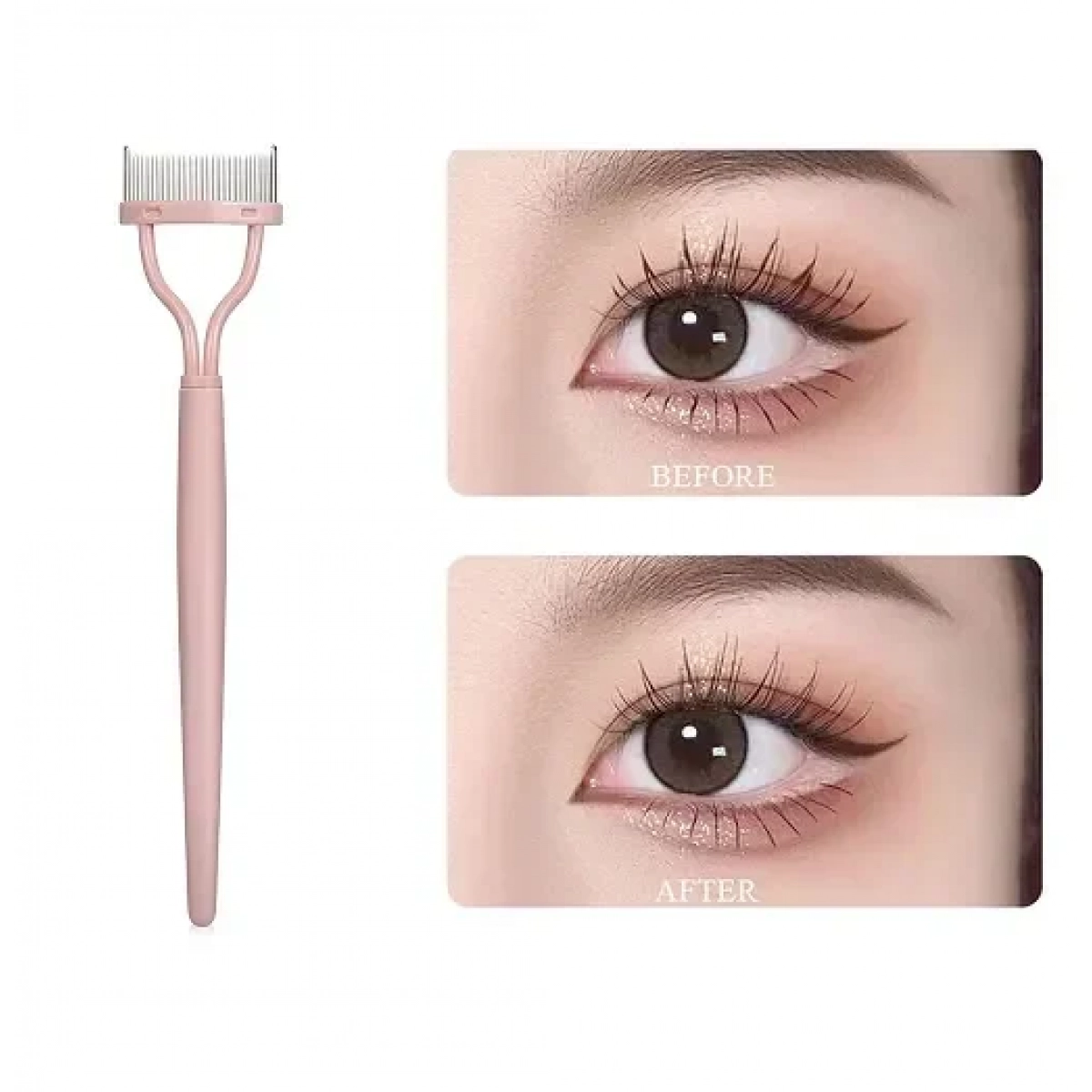 Χτένα διαχωρισμού βλεφαρίδων Eyelash Separator Comb ροζ - Image 5