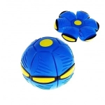 Δίσκος που μετατρέπεται σε μπάλα με LED φως Flat Ball μπλε