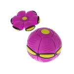 Δίσκος που μετατρέπεται σε μπάλα με LED φως Flat Ball μωβ