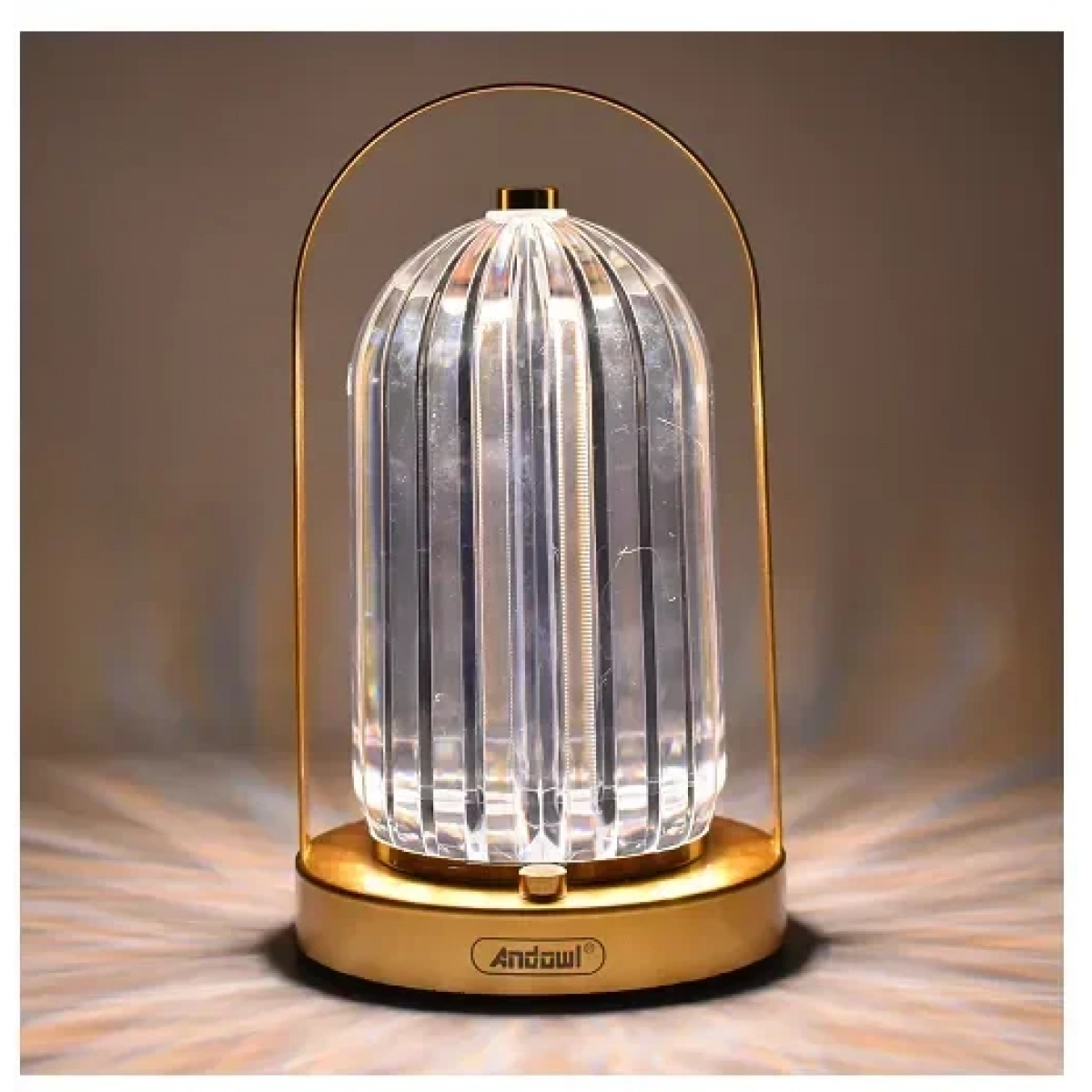 Επιτραπέζιο διακοσμητικό φωτιστικό LED 3000-6000K Andowl Q-LED33 χρυσό - Image 2