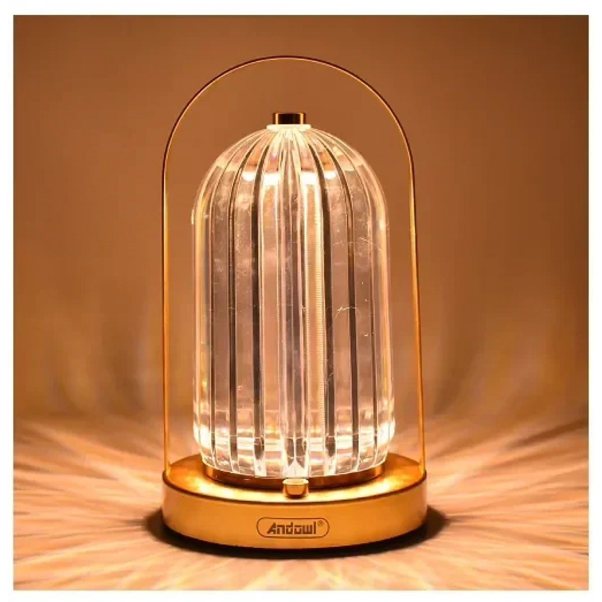 Επιτραπέζιο διακοσμητικό φωτιστικό LED 3000-6000K Andowl Q-LED33 χρυσό - Image 3
