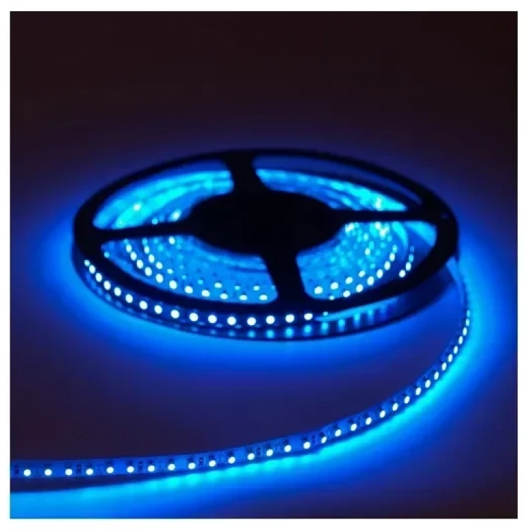 Ευέλικτη ταινία LED 12W υψηλής φωτεινότητας 24V 8mm-12 με μπλε φωτισμό