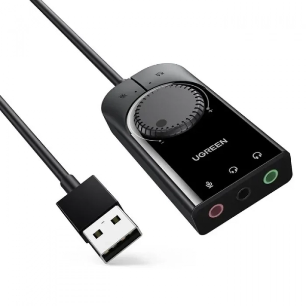 Εξωτερικός προσαρμογέας USB 2.0 UGREEN CM129 Μαύρο 40964