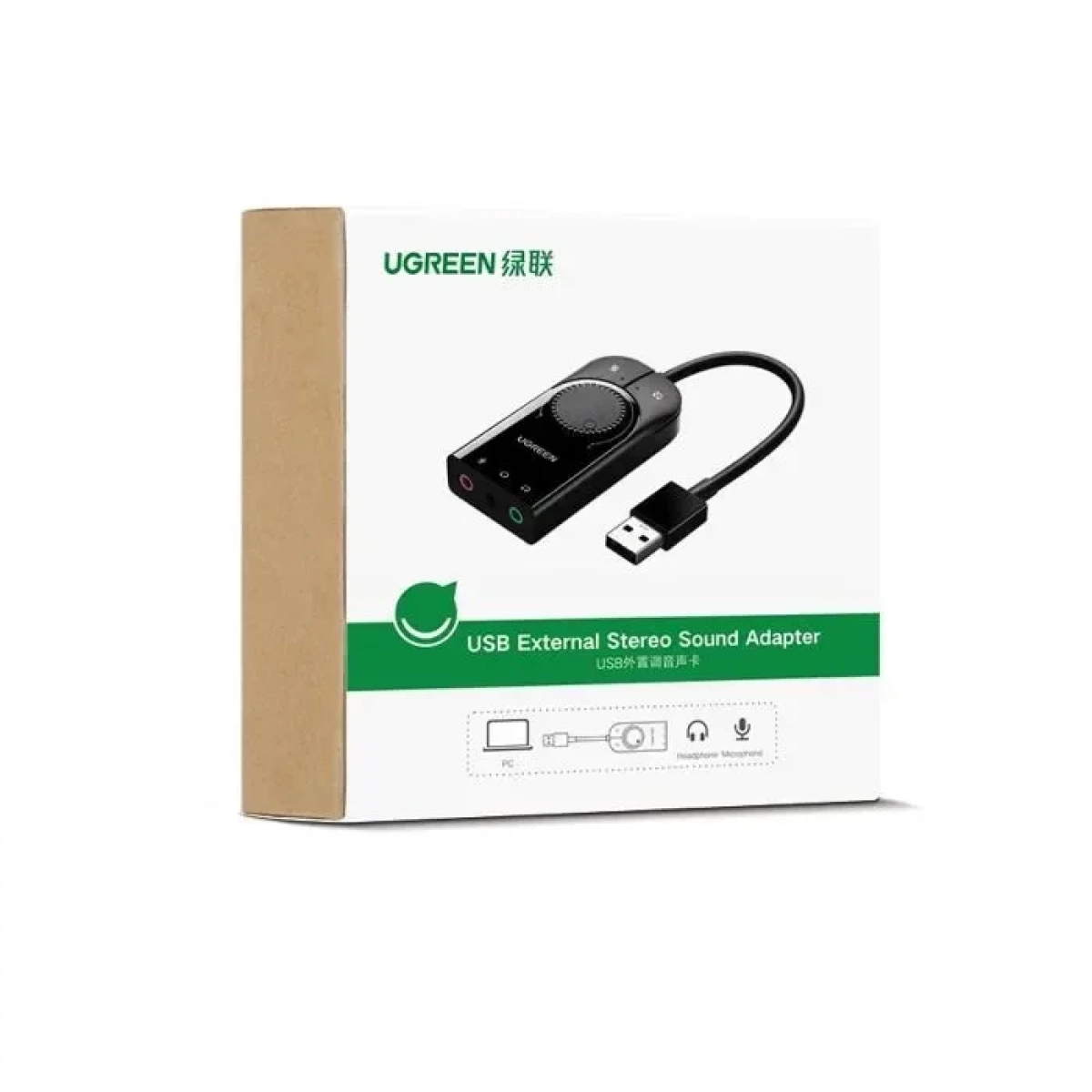 Εξωτερικός προσαρμογέας USB 2.0 UGREEN CM129 Μαύρο 40964 - Image 3