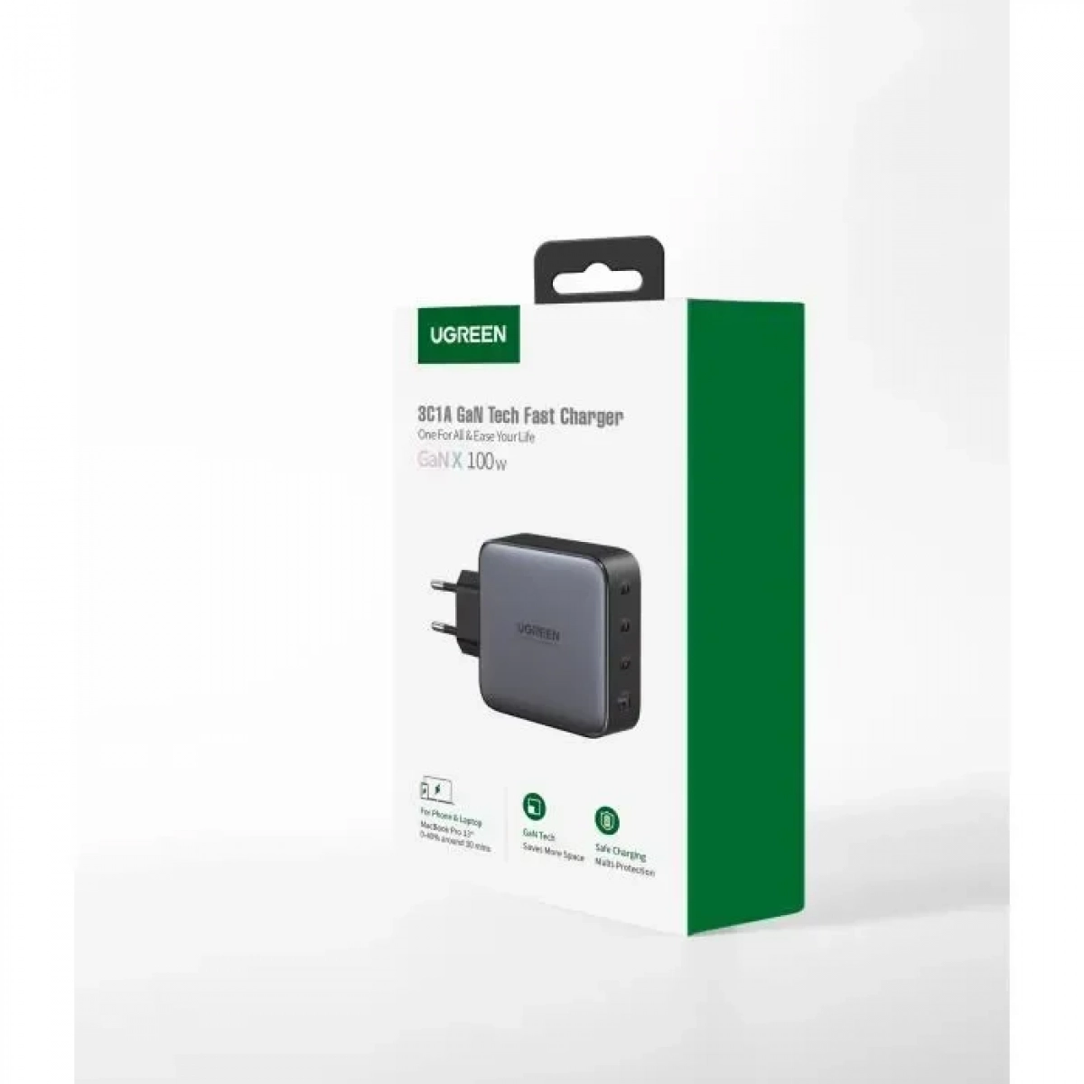 Φορτιστής GaN UGREEN CD226 100W PDx3+QC4.0 Γκρι 40747