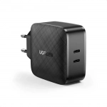 Φορτιστής UGREEN CD216 66W Dual PD Μαύρος 70867