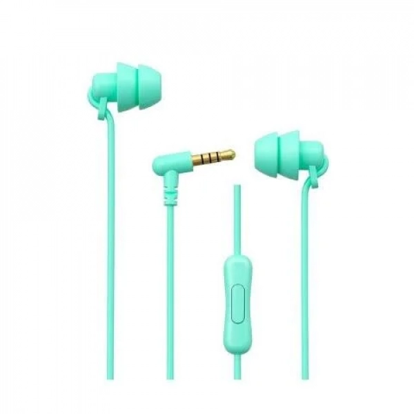 WK YB02 In-ear Handsfree Ενσύρματα με Βύσμα 3.5mm Πράσινο
