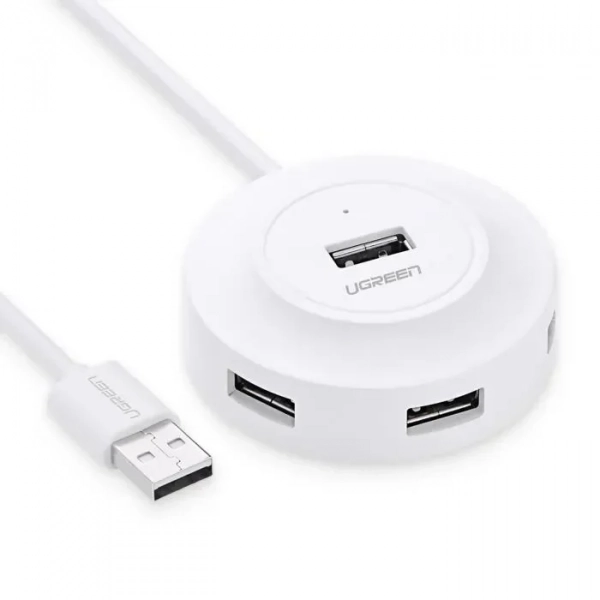 Hub USB 2.0 UGREEN CR106 ΛΕΥΚΟ 20270