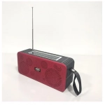 Ηλιακό ασύρματο ηχείο Bluetooth με karaoke H1655MIC Joc κόκκινο - Image 2