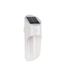 Ηλιακό φωτιστικό τοίχου LED με αισθητήρα κίνησης Solar LED Motion Sensor Wall Lamp λευκό