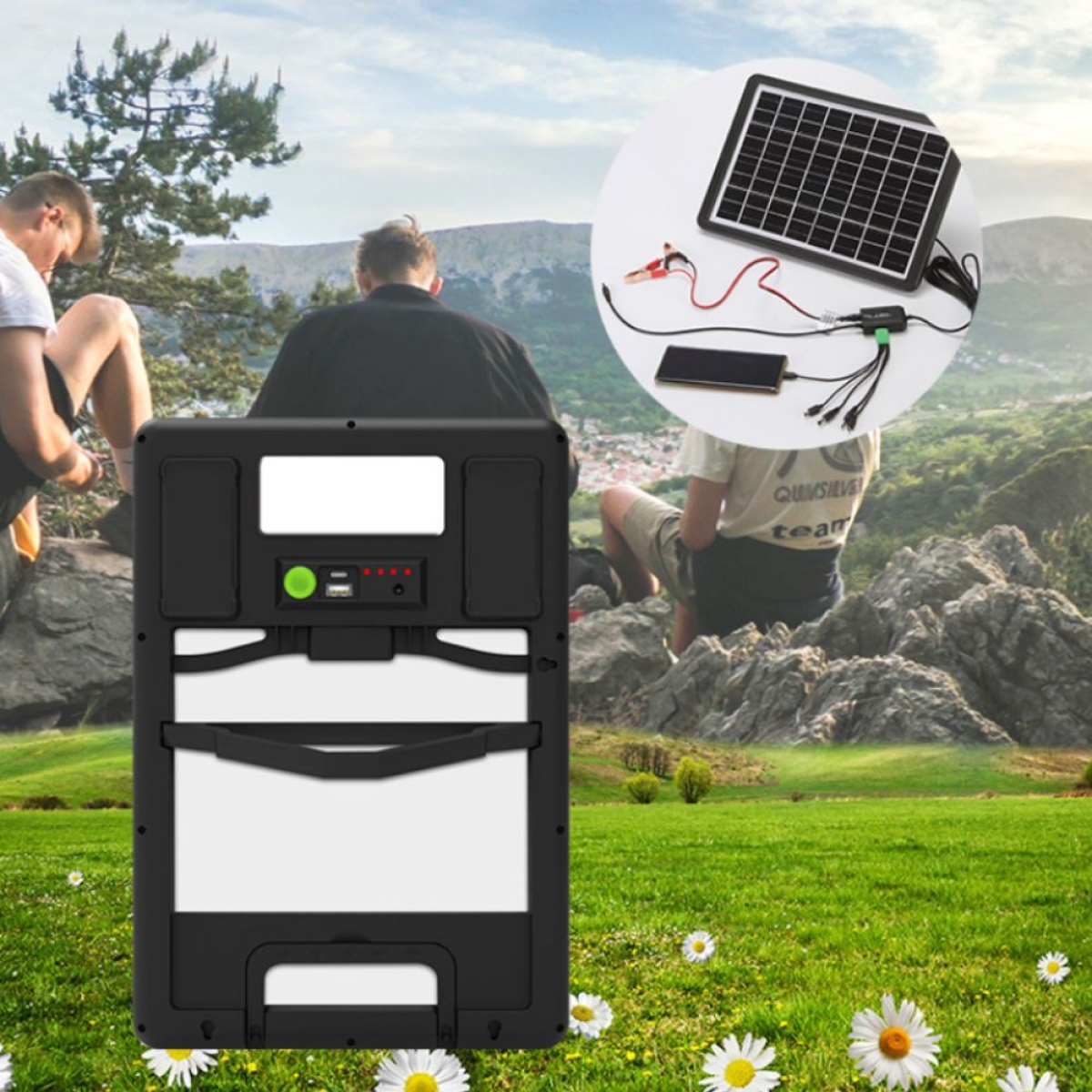 Ηλιακός φορτιστής φορητών συσκευών 20W GD-120s