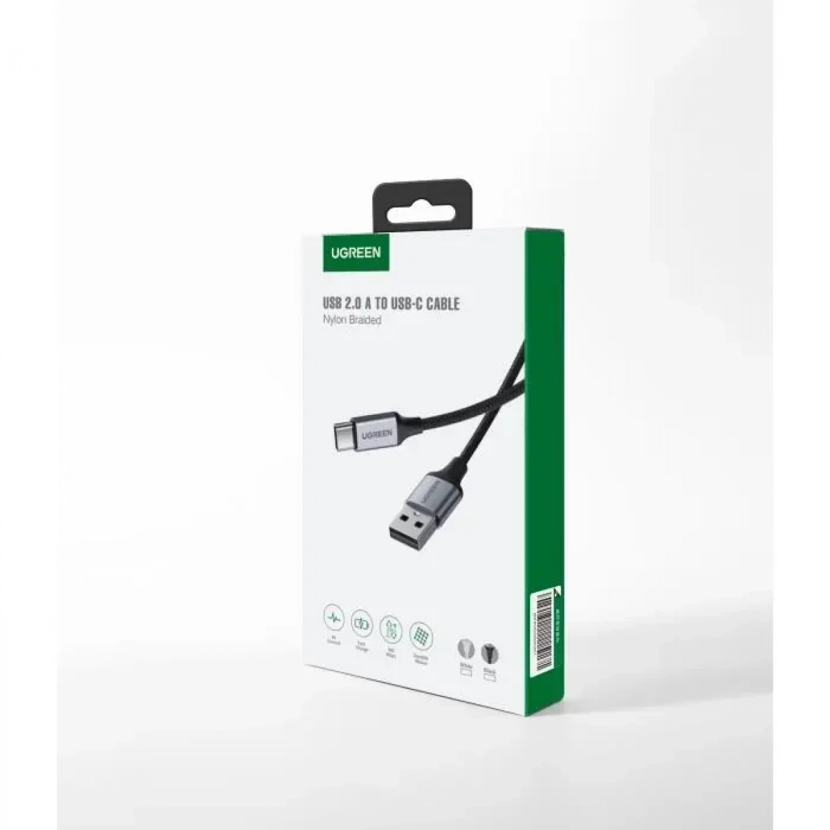 Καλώδιο φόρτισης UGREEN US288 TYPE-C Ασημί 3m 60409 3A