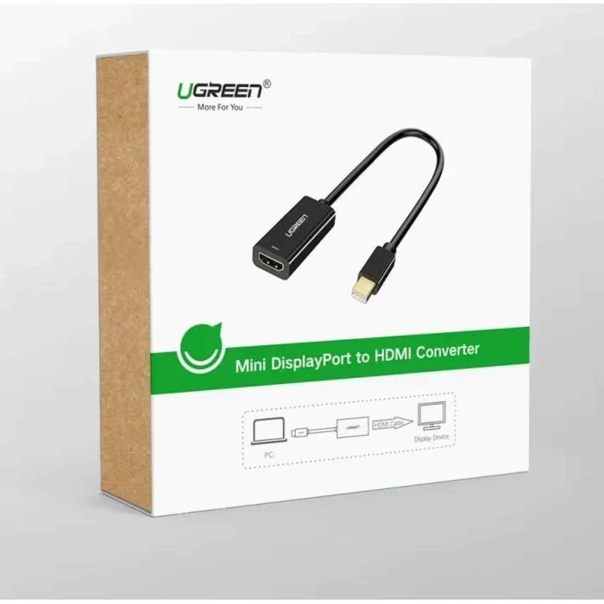 Μετατροπέας Mini DP σε HDMI 4K MD112 Μαύρος 40360