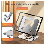 Περιστρεφόμενη μεταλλική βάση tablet 360° Tablet Computer Rotary Support ασημί - Image 4