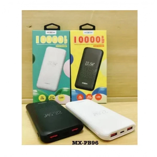 Power bank 10000 mAh 22.5W Moxom MX-PB96 μαύρο