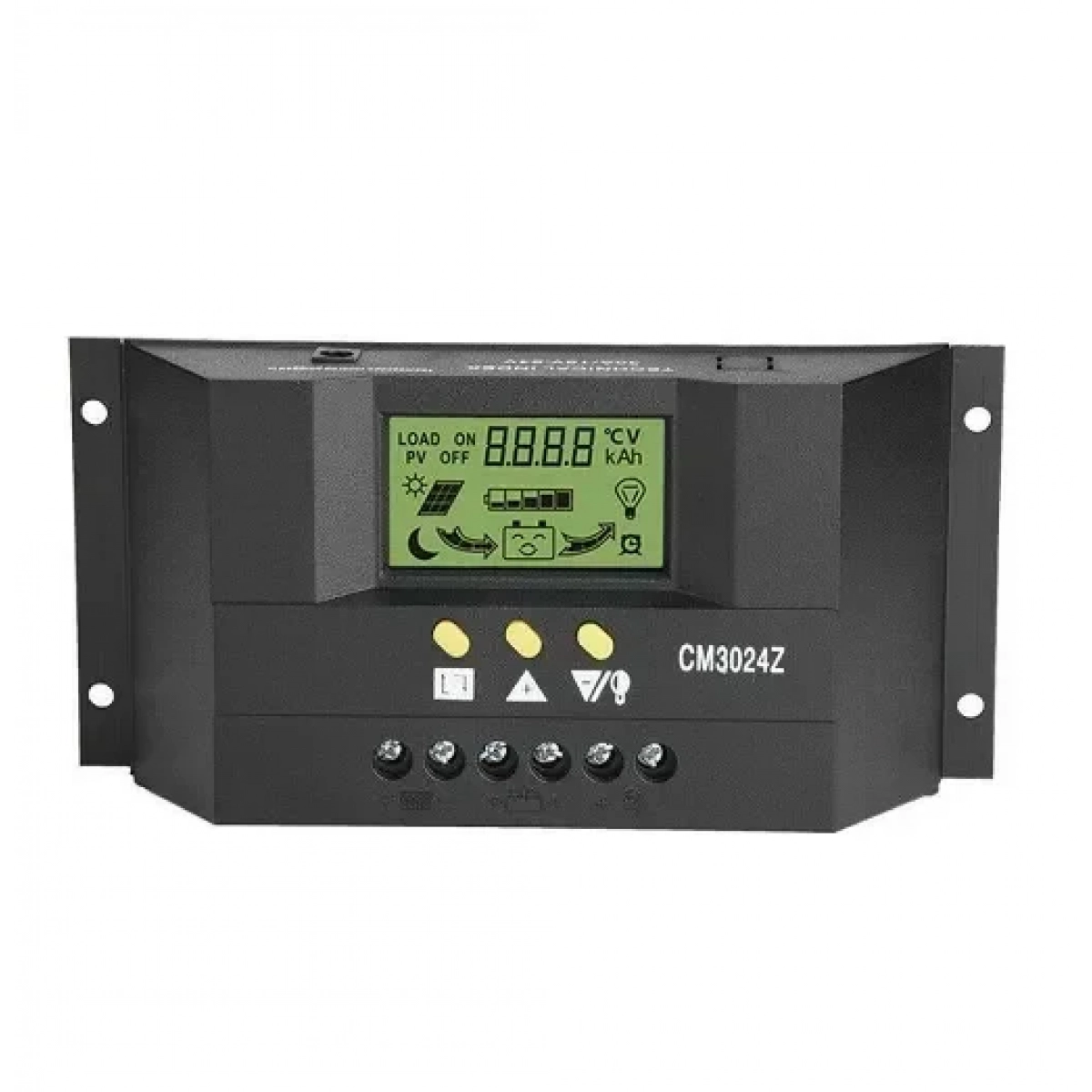Ρυθμιστής φόρτισης με οθόνη 30A PWM 24V CM3024Z μαύρο - Image 2